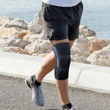 1 pezzo manicotto per ginocchio a compressione, supporto articolare del ginocchio altamente elastico, adatto per corsa, basket, sollevamento pesi, palestra, allenamento
