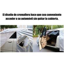 Funda Cubierta Auto Grande 4.9m Anti-sol Polvo Viento XL ,Funda Sedan Cubierta Auto Coche Protector Impermeable 4.9m