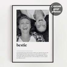 1PC, Personalized Soul Sisters Definition Wall Art, Gifts For Best Friends, Soul Sisters Prints, Photo Definition Prints, Birthday Gifts, Personalized Best Friends Definition Prints, Wall Art Prints, Best Friends Prints, Best Friends Posters, Definition Prints, Birthday Gifts, Customized Photo Gifts, Bridesmaids Definition Wall Art, Wall Art Prints, Bridesmaids Gifts, Wedding Decorations, Frameless, Valentine's Day, Valentine's Day Decor Graduation - Multicolor - View 17