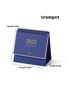 1 件 2025 年新款创意基本日历，简约优雅桌面计划器办公室装饰