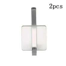 1pc Stainless Steel Wall Hook - Silver - View 12