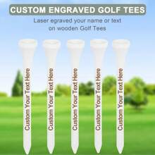 Personalized Golf Tees - Custom Golf Tees - Choose Font And Color - Golf Tee Gift Set - Choose From Sets Of 10/50 - Multicolor - View 3
