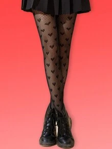 4 Pairs Of Patterned Net Socks