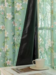 1 buc. Perdele dublu strat opace 100%, perdele termoizolante pentru casă, sufragerie, dormitor, birou, petrecere, decorare zilnică - Multicolor - Vizualizare 7