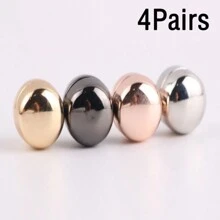 1 Paar/4 Paar Premium unsichtbare Perlenbrosche mit Magnetverschluss für Frauen - magnetischer Sommerkragen-Rutschfester Verschlusspin zum Befestigen von Kleidung und Outfit-Verbesserung