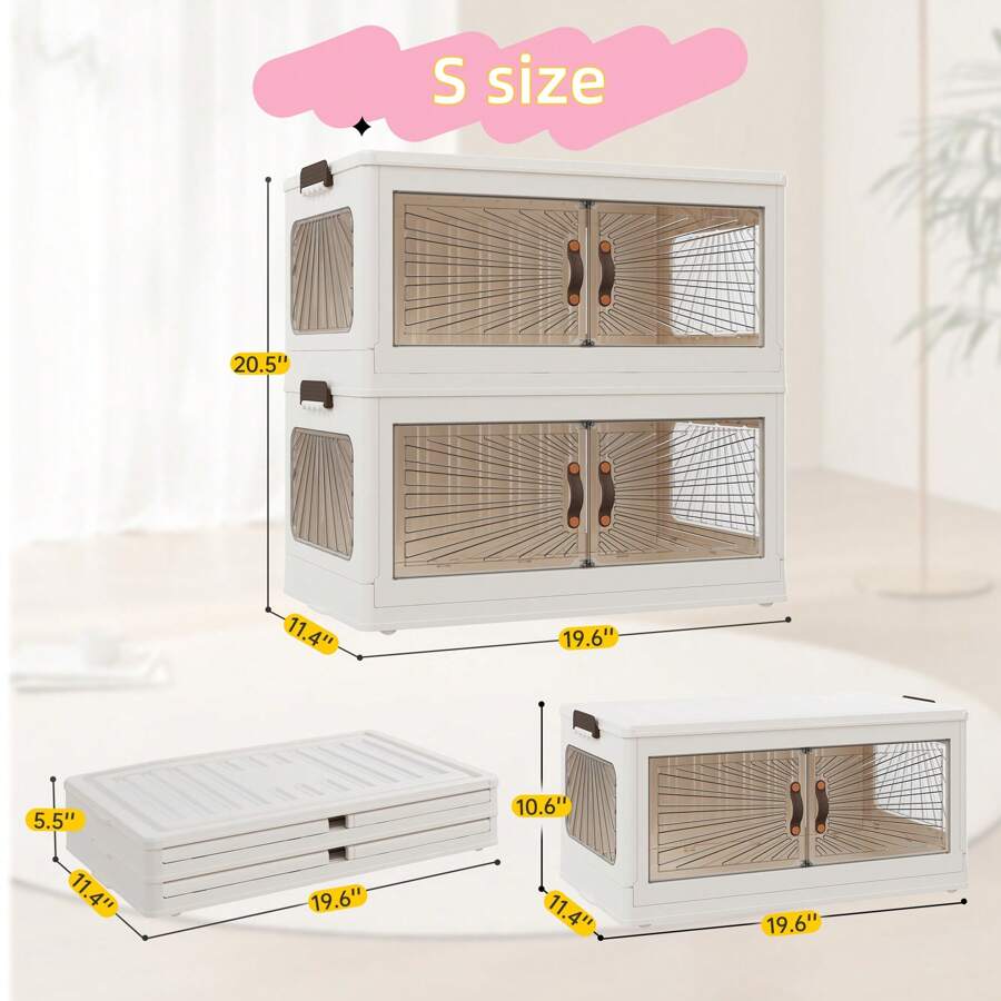 REIBII 29-140GAL 带盖可堆叠储物箱，带轮子和把手的可堆叠储物箱，可折叠衣柜整理器和储物箱，圣诞装饰，感恩节装饰卧室，整理器，整理器，家庭储物，女式白色 T 恤，女式黑色裤子，女士冬装，连衣裙，女士冬装，优雅女装，女士白衬衫，长袖，女士白色连体裤，女士春季连衣裙，女士春季服装，春季，春季服装，极简主义，夏季上衣 - 2層 - 查看 1