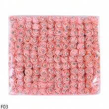 144 chiếc hoa hồng xốp nhân tạo kim cương 2cm tự làm vòng hoa thủ công trang trí tiệc cưới làm sổ lưu niệm hoa giả - Nhiều màu - Xem 15