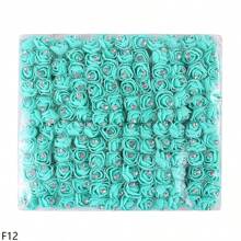 144 chiếc hoa hồng xốp nhân tạo kim cương 2cm tự làm vòng hoa thủ công trang trí tiệc cưới làm sổ lưu niệm hoa giả - Nhiều màu - Xem 17