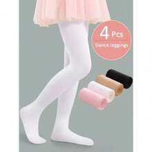 4 Pairs Dance Tights Suitable For Infants, Children And Teenagers