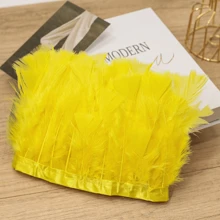 1 yarda de Ribete de tela con plumas de pavo totalmente emplumadas de estilo clásico, accesorio DIY hecho a mano y colorido para decoración de Halloween, fiesta festiva, boda, disfraz de baile, bolso, tocado, decoración de manga