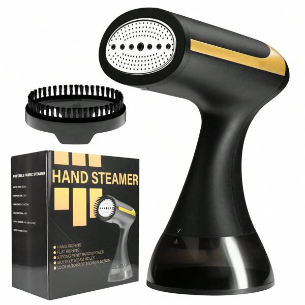 DDCAQIOUA Vaporizador eléctrico con plancha de vapor, plancha de viaje portátil para el hogar inteligente, vaporizador de prendas ideal para apartamentos, dormitorios, vuelta al colegio, oficina en casa, disponible en colores blanco y negro