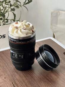 Cafeteras de acero inoxidable aisladas, - Negro - Ver 1