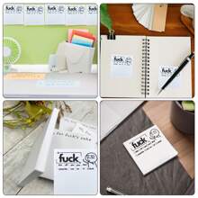 50 Pages Of Fun Sticky Notes, Removable Note Notebook, Self-Adhesive Notepads, Office Needs, Bring Fun To Friends, Colleagues, Bosses - one-size - View 6