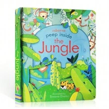 Lachilly Usborne Peep Inside Children's Books: Garden, Animal Homes, Dinosaurs & Farm /Nature Themes, Lift-The-Flap Educational Board Books For Kids, Preschool Children Early Interactive Learning Books - Multicolor - View 22