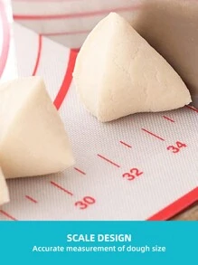 1pc Baking Kneading Mat - Black - View 8