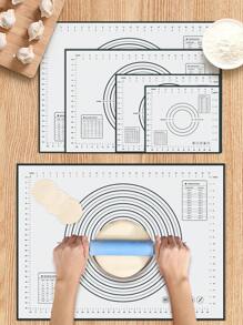 1pc Baking Kneading Mat - Black - View 1