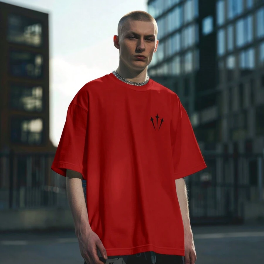 Men's Nocta Basic T-Shirt Blouse Imported Model New Release - Red - View 1