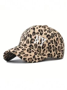 1 pieza Gorra de béisbol ajustable para mujer con bordado de leopardo NY, sombrero para el sol casual para exteriores para primavera y otoño, sombrero para el sol versátil unisex estilo Y2K para jóvenes - gorra de béisbol - Ver 22