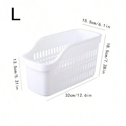 Desktop Storage Basket, Hollowed Out Plastic Storage Basket, Toy Snack And Miscellaneous Storage Basket, Desktop Kitchen Bathroom Storage Basket, One Piece Set