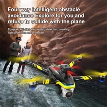 Multi-Function Drone Screen Control K15 Upgraded Electric Tunable Dual Camera Foldable Flying Toy, Remote Control Quadcopter Mini Drone With Brushless Motor And Memory Card, 3D Flip, Obstacle Avoidance, Headless Mode, Altitude Hold, Drone, One-Click Take-Off/Landing, Zero-Base Beginner Gift Party Birthday Halloween Christmas Holiday Gift