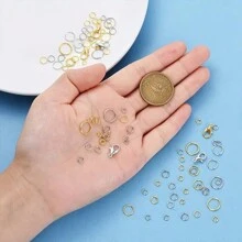 终极珠宝制作用品套件 - 包括钳子、铜环、不锈钢镊子、龙虾扣和更多基本工具，用于制作独特的项链、手镯和配饰 - 彩色 - 查看 5