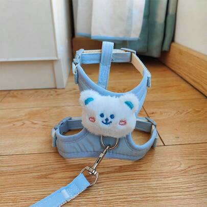 猫牵引带，防逃脱 Y 型可调节猫散步夹克，仅供宠物使用