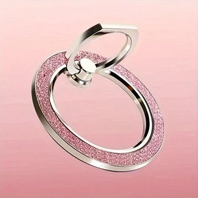 強力な磁気メタル360度回転ダイヤモンドパウダー携帯電話リングバックル男性と女性用ブラケットAndroidユニバーサルiPhone、Androidフォン対応、誕生日、家族、友人へのギフト指リングホルダー、電話グリップ、電話アクセサリー