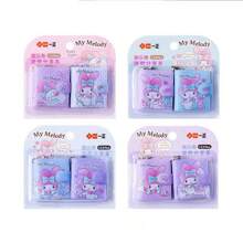 Sanrio Quaderno mini 3D ufficiale Sanrio, taccuino compatto e portatile con rilegatura a spirale, comodo e piatto per gli studenti