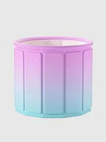 Bath Bucket Adult Bath Bucket Free Installation Folding Portable Home PVC Swimming Heightened Bath Bucket - Multicolor - View 9