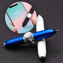 1pc Luminous Finger Gyro Pen - High-Performance Multifunctional Ballpoint With Mesmerizing Rotating Lights - Fun, Stress-Relieving Back To School