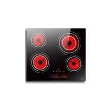 Ceramic Hob 4 Zone 6600W Electric Hob Built In 4 Burners 60cm Hard Wired Cooktop Dual Ring Function Slide And Touch Control 9 Power Levels Safety Lock Timer - 4Zone-6600w-Slide-60cm - View 1