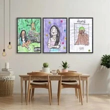 1 tấm áp phích trang trí tường bìa album phòng ngủ, trang trí phòng rapper, áp phích nghệ sĩ âm nhạc, tranh treo nghệ thuật album rap - Nhiều màu - Xem 4