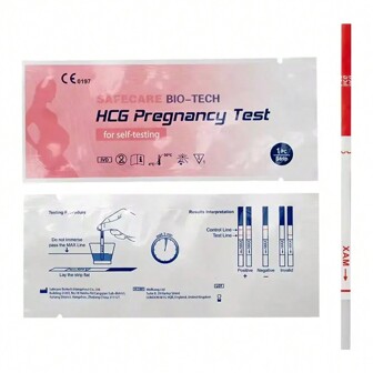 15/30/50pcs High Sensitivity Early Pregnancy Test Strips, Accurate Pregnancy Detection Kits, Portable Home Pregnancy Test Sticks
