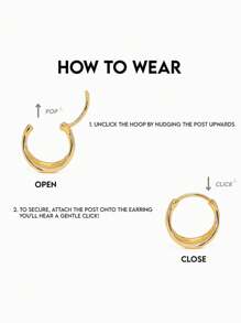 1pc Glitter CZ Pave Ear Piercing Ring 18 Gauge Piercing Hoop Clicker, Hypoallergenic 925 Sterling Silver Nose Rings /Septum Rings,Yellow Gold Tragus Helix Cartilage Conch Earring Hoops,For Women And Men For Daily Wear(Sold As 1 Piece) - Multicolor - View 10