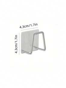 6pcs Strong Adhesive Sponge Holder, Stainless Steel Sponge Holders For Kitchen Sink, Dish Sponge And Brush Organization Holder, Premium Rustproof & Waterproof & Quick Drying Kitchen Sink Caddy,For Christmas, Mother's Day, New Year, Valentine's Day,Stainless Steel Hooks,For Kitchen, Bathroom, Door, Wall,Home And Kitchen Storage Accessories