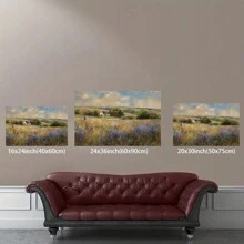 Vintage Wildflower   Canvas Art   Wooden Framed Wall Decor For Bedroom, Living Room, Hallway Ready To Hang, Perfect For Room Decor - Framed - View 3
