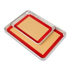 Silicone Baking Mat, 3-Piece Reusable Baking Pad, Non Stick, Silicone Mat, Used For Baking Cookies, Macarons, Bread