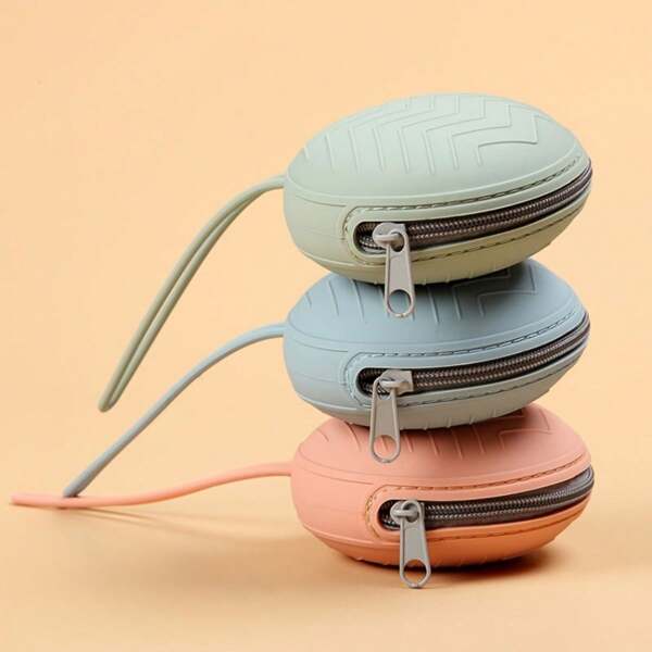 1 pièce Boîte de rangement pour sucette en silicone, Conteneur de rangement portable pour sucette, Sac pour sucette en silicone, Pratique pour le sac à langer, la poussette, les voyages et les activités en plein air, Facile à nettoyer