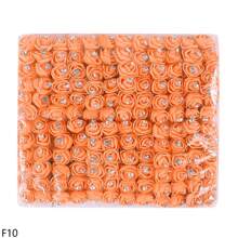 144 chiếc hoa hồng xốp nhân tạo kim cương 2cm tự làm vòng hoa thủ công trang trí tiệc cưới làm sổ lưu niệm hoa giả - Nhiều màu - Xem 22