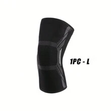 1 pezzo manicotto per ginocchio a compressione, supporto articolare del ginocchio altamente elastico, adatto per corsa, basket, sollevamento pesi, palestra, allenamento