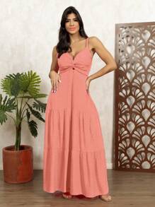 Women's Popcorn Dress - Pink - View 1