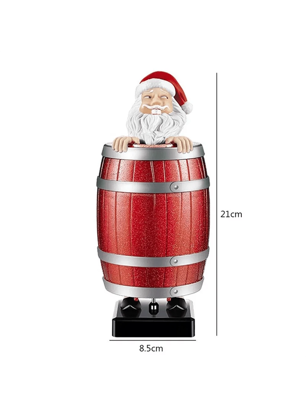 Funny Santa Claus Cigarette Dispenser Up Holder Prank Toy Smoking Box Case  Gifts