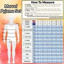 Marvel Deadpool And Wolverine Pyjama Set Soft Comfortable PJ Loungewear Gift - Red - View 5