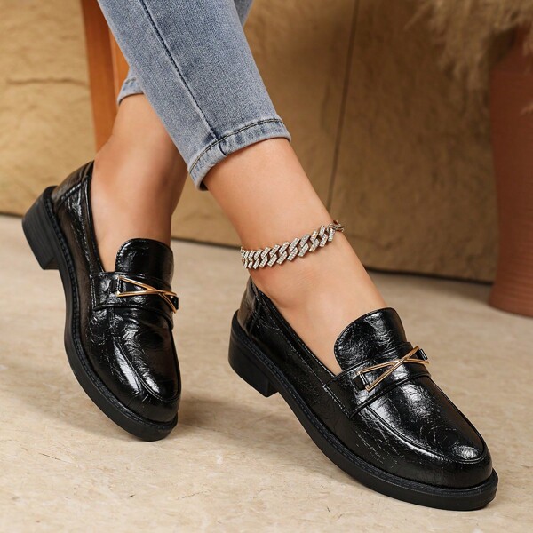 Teens/Youth Flat Shoes, Fashionable British Style, Comfortable For Indoor & Outdoor Daily Wear