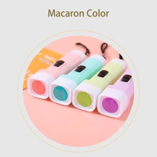 1 件迷你手电筒、明亮的 LED 灯玩具、实用的照明礼物、钥匙扣吊坠 LED、万圣节填充物、家居和派对发光礼物 - 彩色 - 查看 7