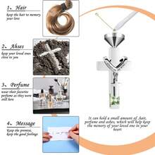 Always On My Mind 双骨灰盒吊坠火葬珠宝骨灰骨灰纪念品骨灰盒吊坠项链﻿ - Cross - 查看 7