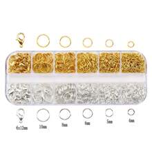 终极珠宝制作用品套件 - 包括钳子、铜环、不锈钢镊子、龙虾扣和更多基本工具，用于制作独特的项链、手镯和配饰 - 彩色 - 查看 17