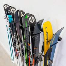 StoreYourBoard Ski Storage Rack And Wall Shelf, Holds 5 Pairs Of Skis And Poles, Supports 300 Lbs, 46 In X 13.75 In X 16 In - 滑雪架 - 查看 8