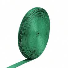 1pc 10 Yards 10mm Shiny Velvet Ribbon, For Gift Wrapping, Holiday Decoration, Colorful Onion Velvet Glitter Webbing - Green Onion Glitter Ribbon - View 11
