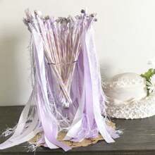 6 PCS Wedding Ribbon Sticks Wands With Bell, Ribbon Streamer Silk Fairy Wand With 3 Ribbons For Wedding Send Off Idea, Bridal Shower And Ceremony Event - Multicolor - View 10